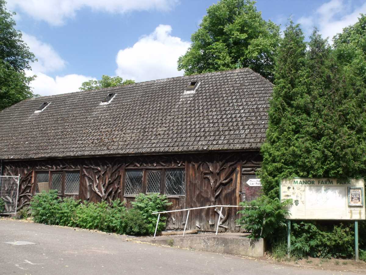 Wooden Barn at Manor Farm Park